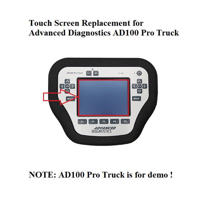 Touch Screen Digitizer for Advanced Diagnostics AD100 Pro Truck